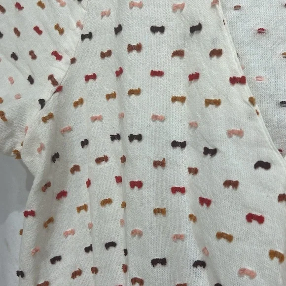 MADEWELL • Short Sleeved Wrap Shirt • Size Small - Picture 3 of 8